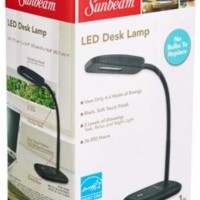 Sunbeam flexible neck store led desk lamp